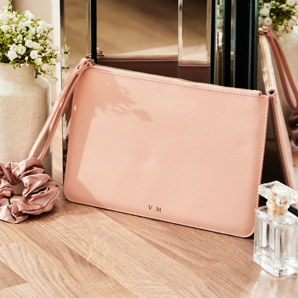 Personalised Pink Everyday Pouch