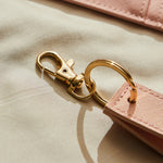 Personalised Retro Pink Keyring