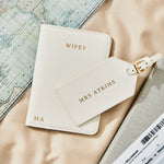 Personalised Wifey Travel Set by Made Yours