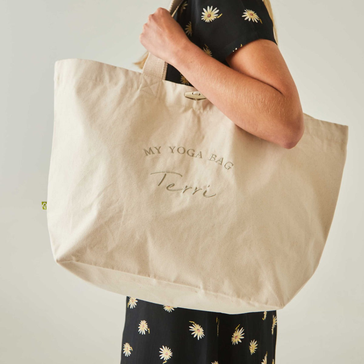 Personalised Canvas Beach Tote Bag