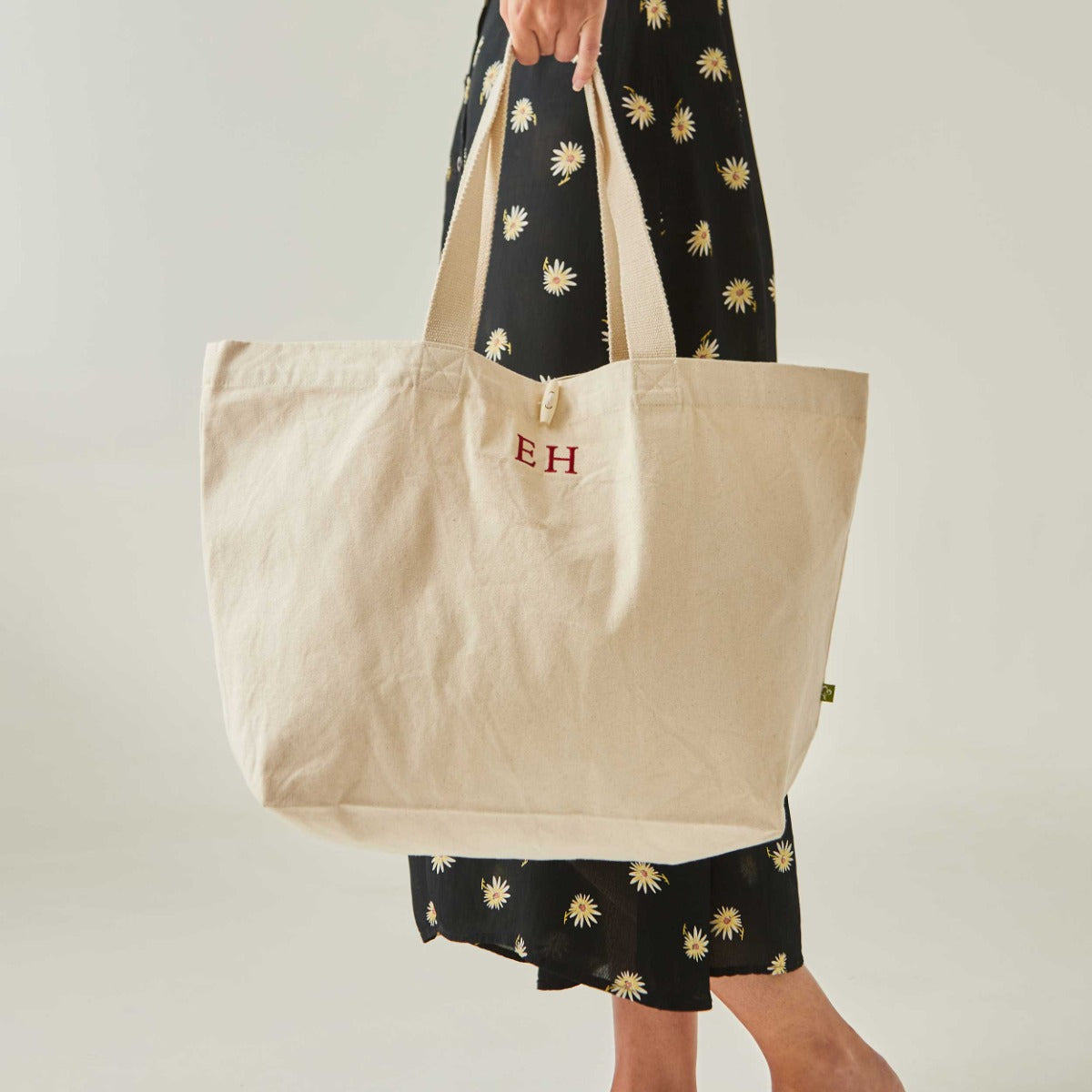 Personalised Initial Canvas Tote Bag by Made Yours
