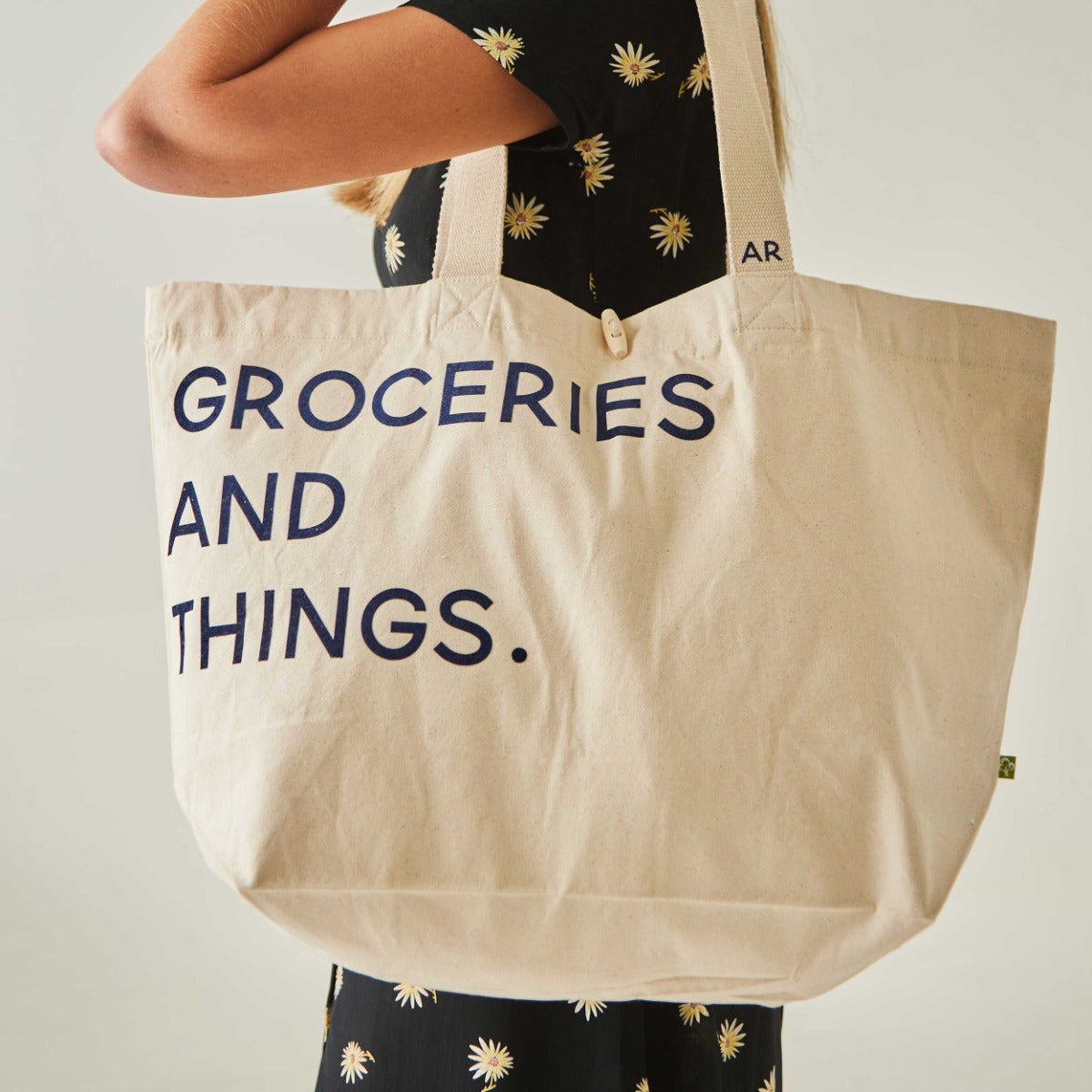 Personalised Groceries Canvas Bag