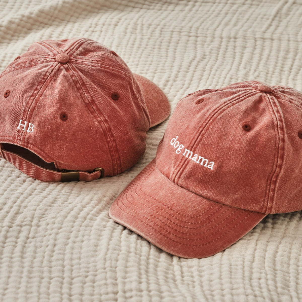 Personalised Rust Vintage Font Baseball Cap 