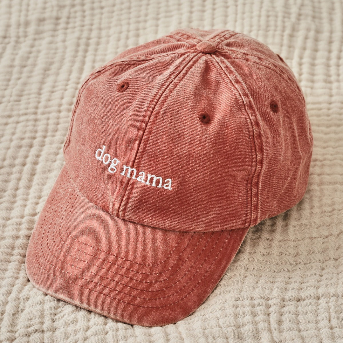 Personalised Rust Vintage Font Baseball Cap 