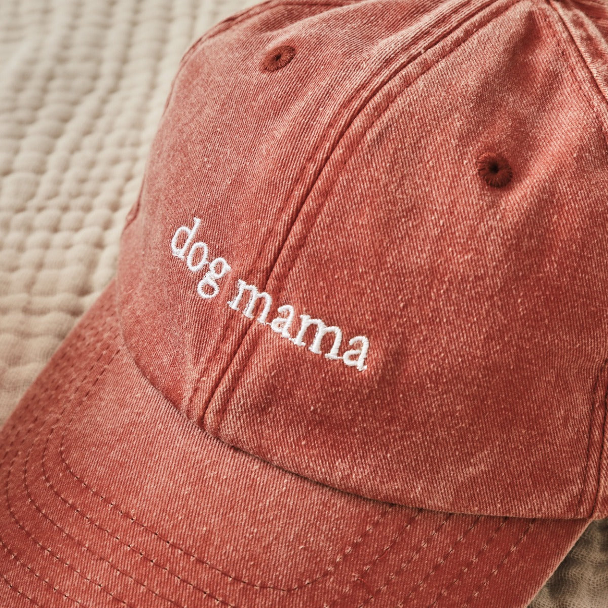 Personalised Rust Vintage Font Baseball Cap 