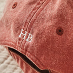 Personalised Rust Vintage Font Baseball Cap 