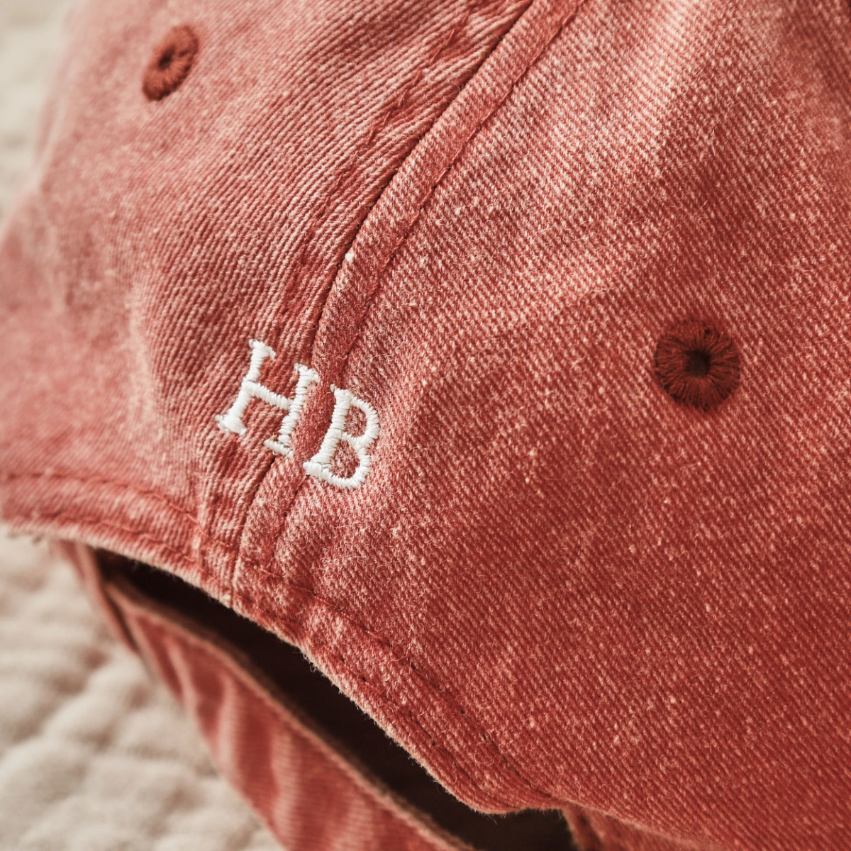 Personalised Rust Vintage Font Baseball Cap 