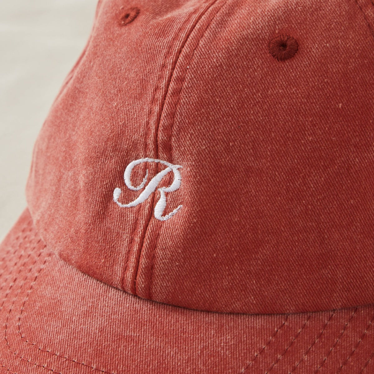 Personalised Rust Vintage Font Baseball Cap 