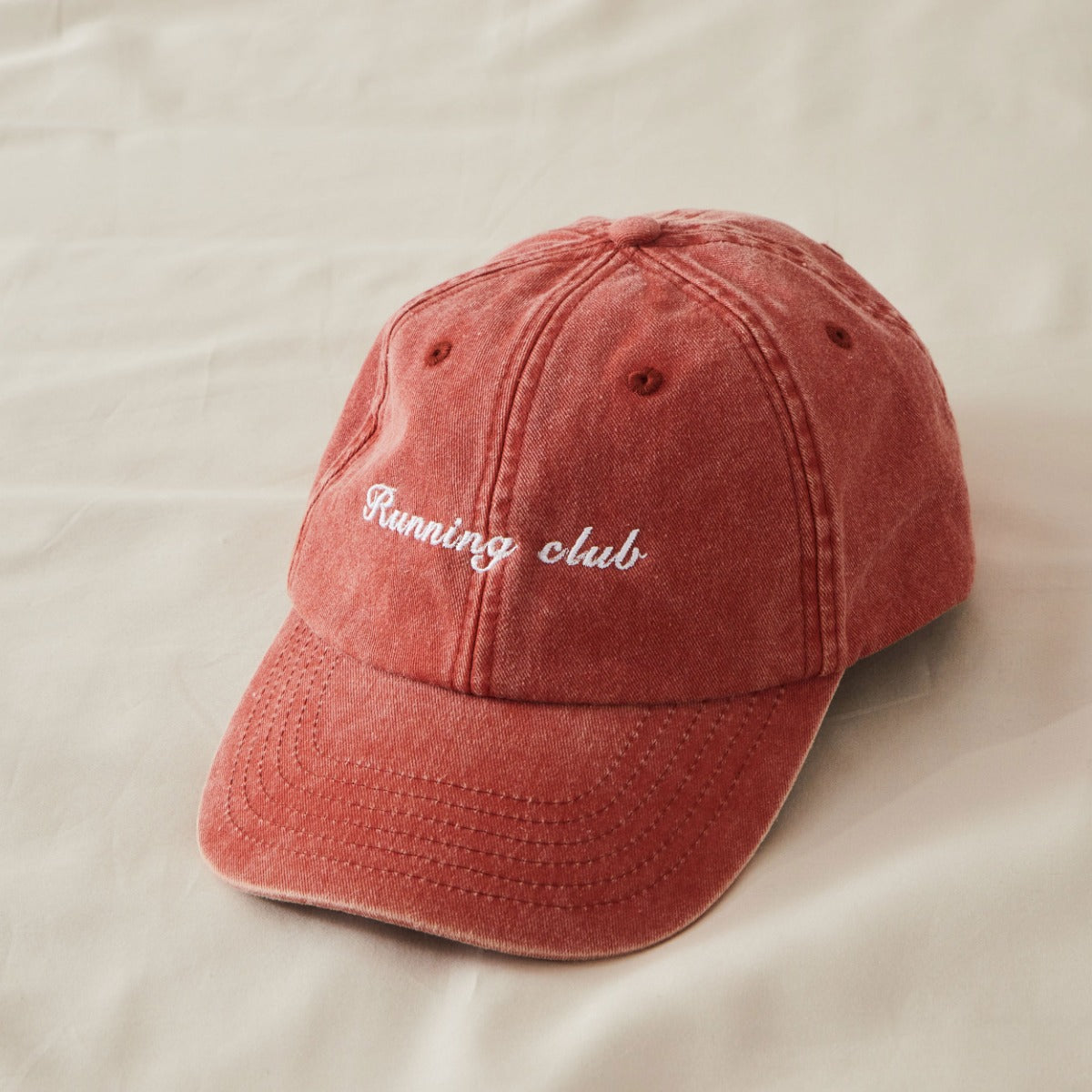 Personalised Rust Vintage Font Baseball Cap 