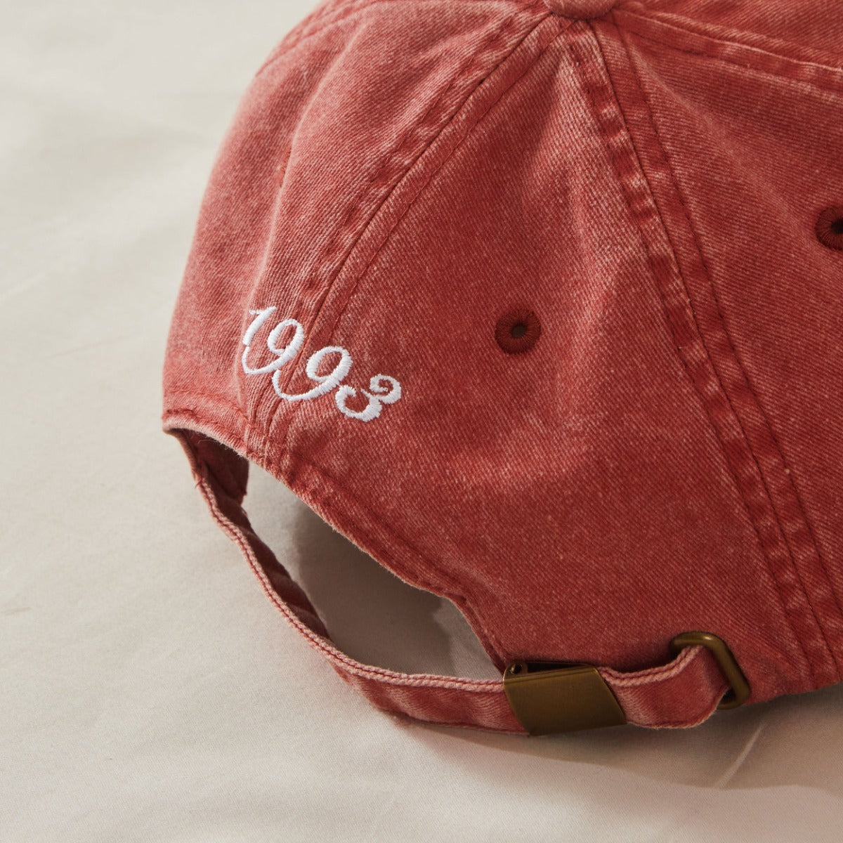 Personalised Rust Vintage Font Baseball Cap 