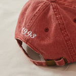 Personalised Rust Vintage Font Baseball Cap 