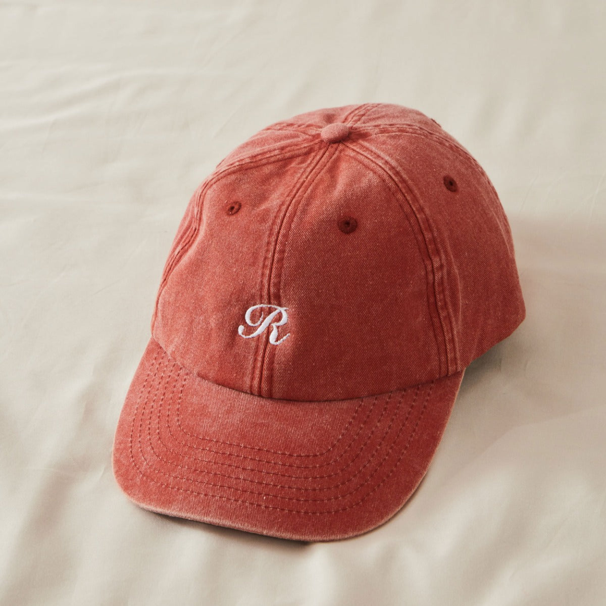 Personalised Rust Vintage Font Baseball Cap 