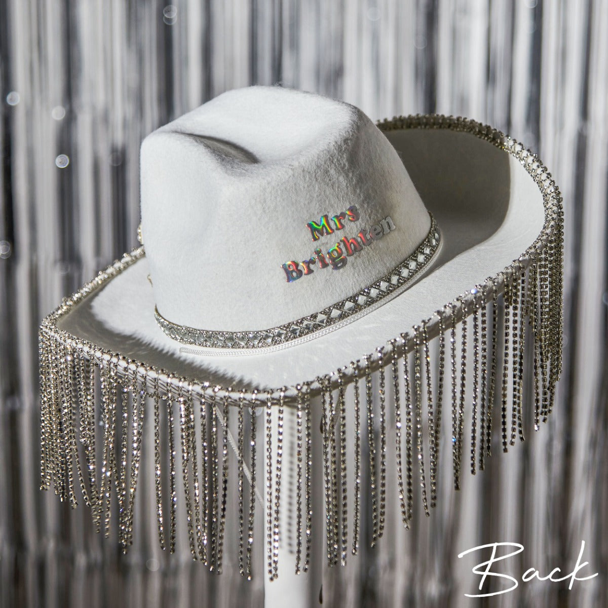 Personalised Bride Cowboy Hat 