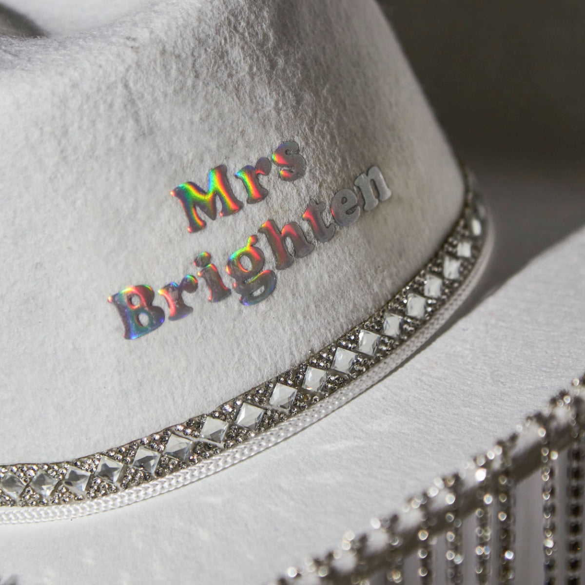 Personalised Bride Cowboy Hat 