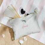 Personalised Last Toast Large Striped Palm Pouch 