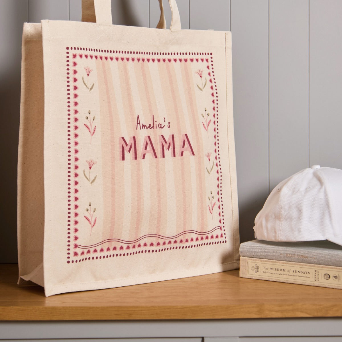 Personalised Mama Printed Tote Bag