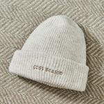 Personalised Almond Initial Beanie 