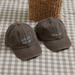 Personalised Vintage Brown Adult Cap