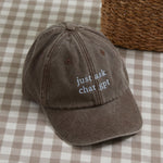 Personalised Vintage Brown Adult Cap
