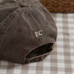Personalised Vintage Brown Adult Cap