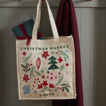 Personalised Christmas Market Tote Bag