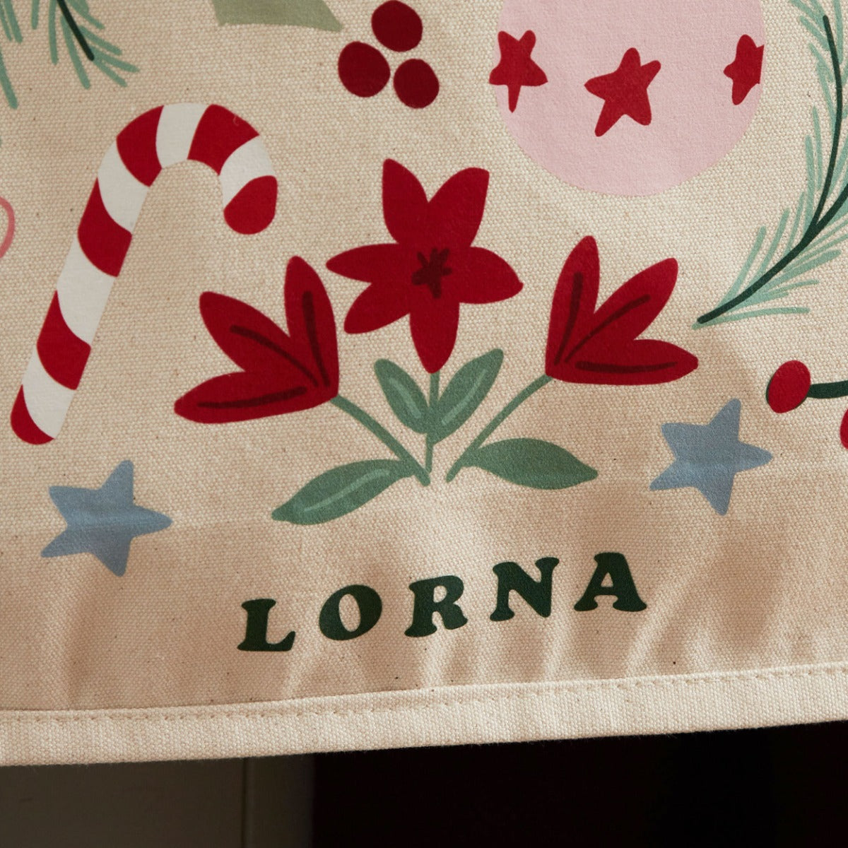 Personalised Christmas Market Tote Bag