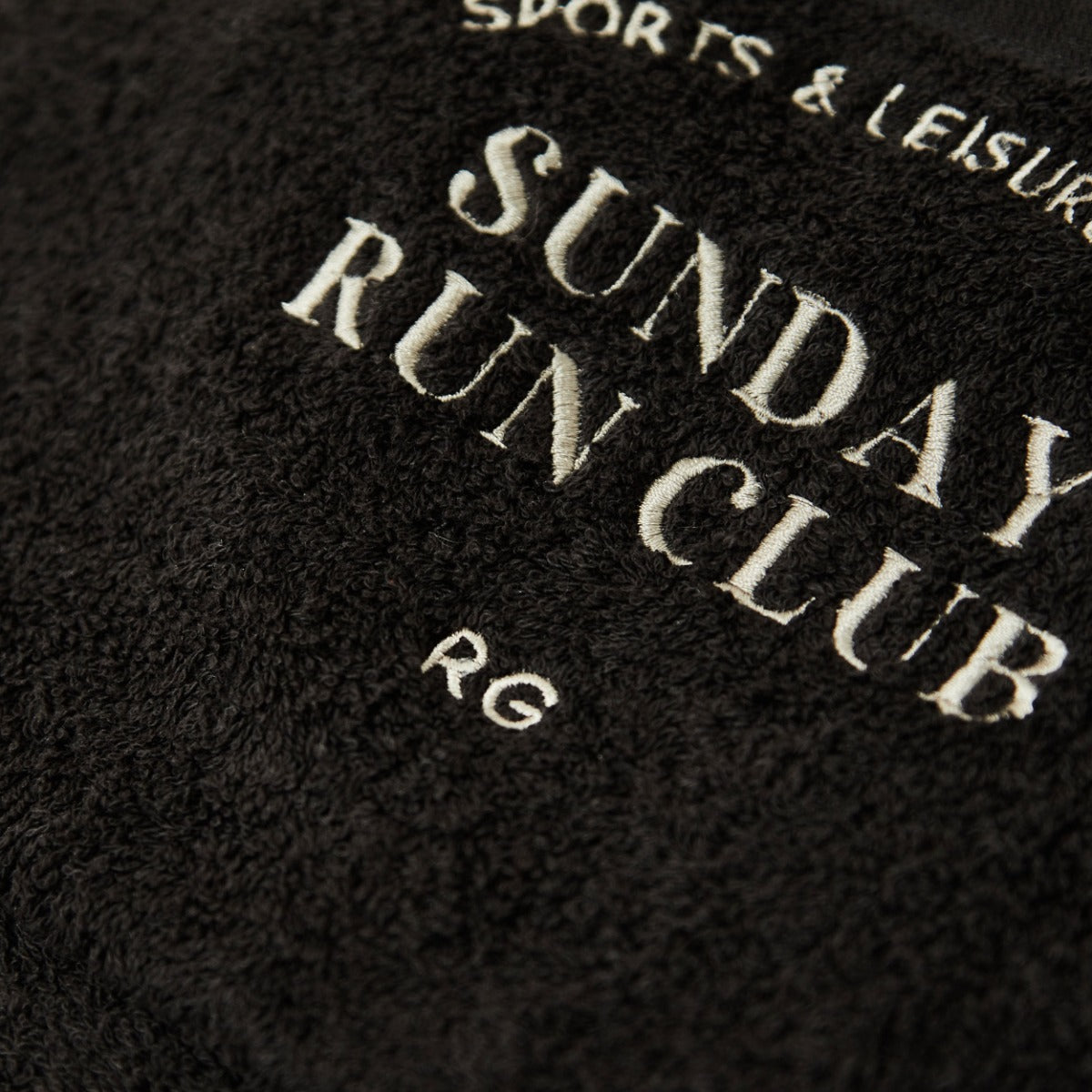 Personalised Pocket Black Gym Towel
