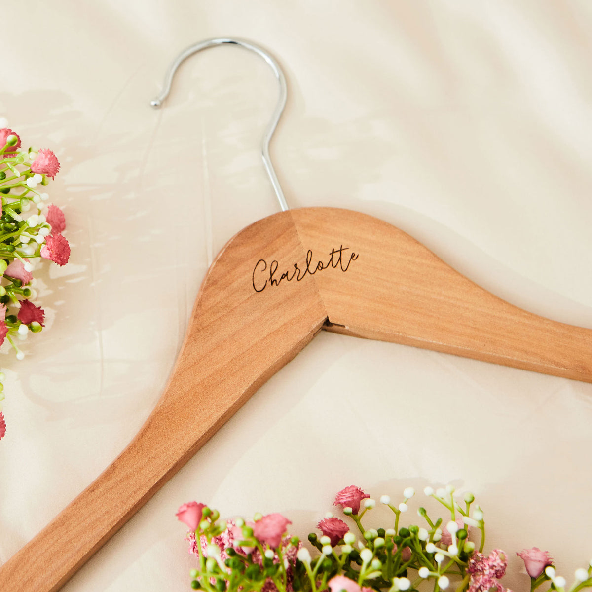 Personalised Cursive Name Wooden Hanger