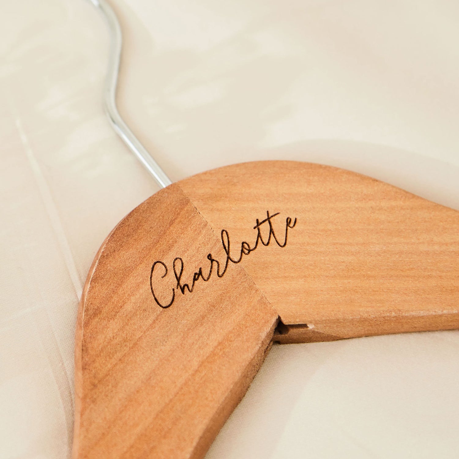 Personalised Cursive Name Wooden Hanger