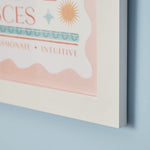 Personalised Zodiac Sign Framed Wall Print 