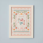 Personalised Zodiac Sign Framed Wall Print 