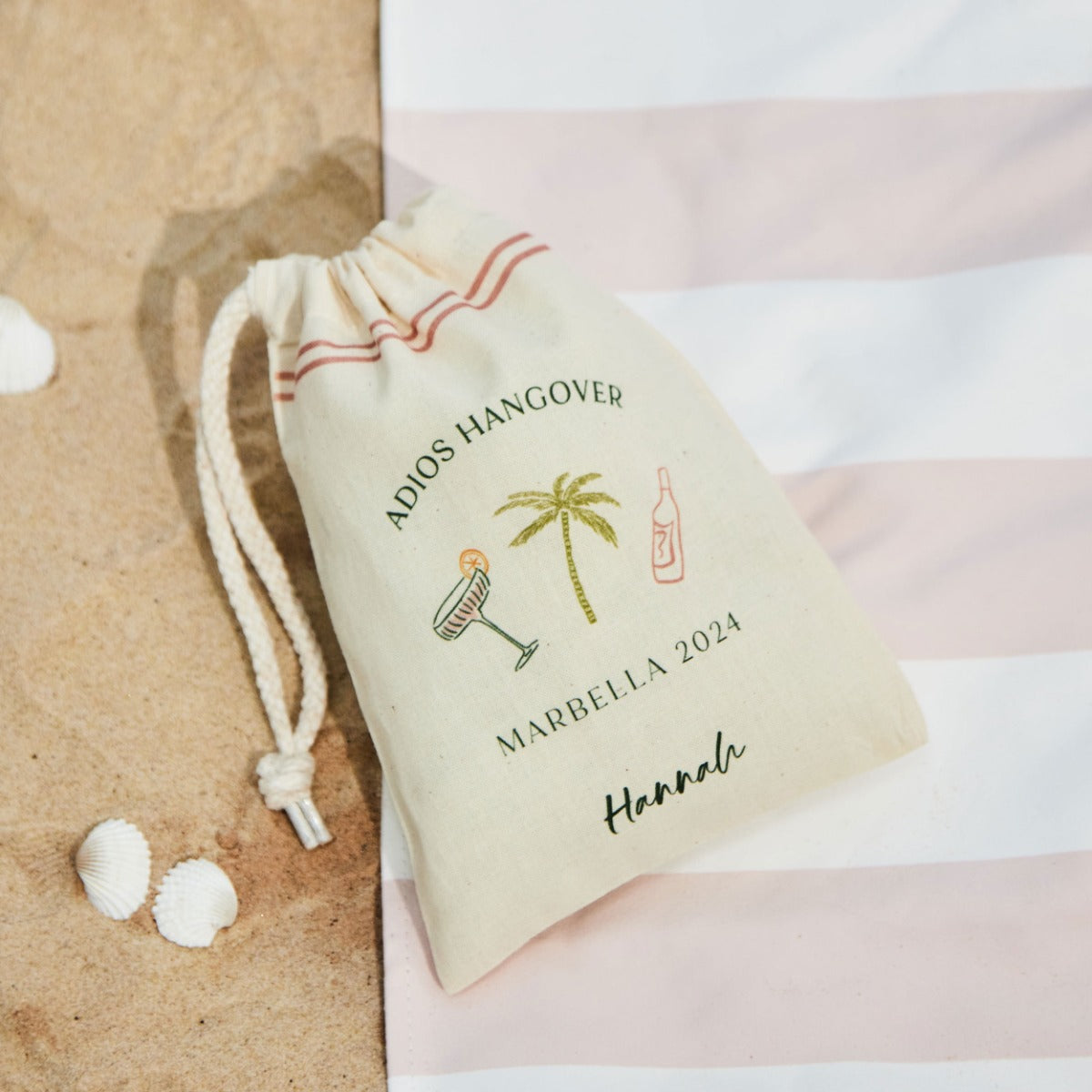 Personalised 'Adios Hangover' Hen Party Gift Bag