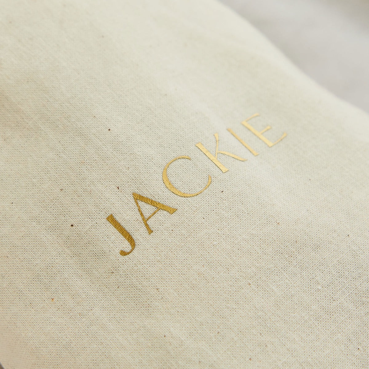 Personalised Modern Font Drawstring Gift Bag 