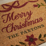 Personalised Merry Christmas Doormat