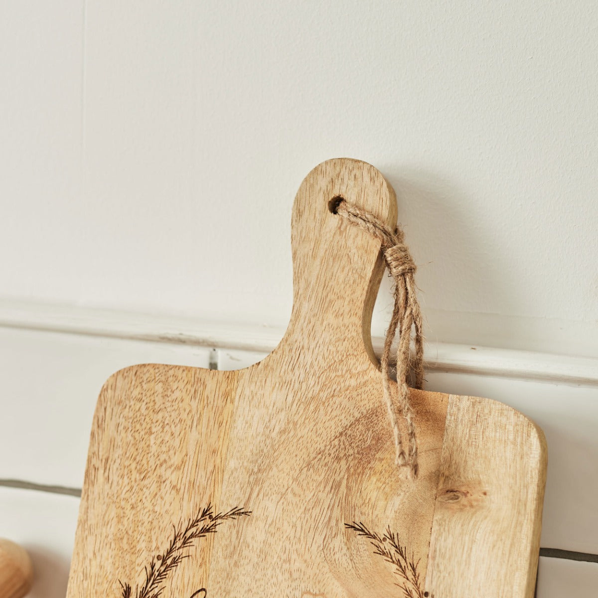 Personalised Engraved 'Christmas At' Wood Serving Board