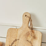 Personalised Engraved 'Christmas At' Wood Serving Board