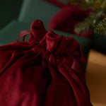Personalised Medium Script Velvet Gift Bag