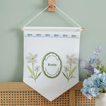 Personalised Birth Flower Wall Hanging