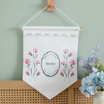 Personalised Birth Flower Wall Hanging