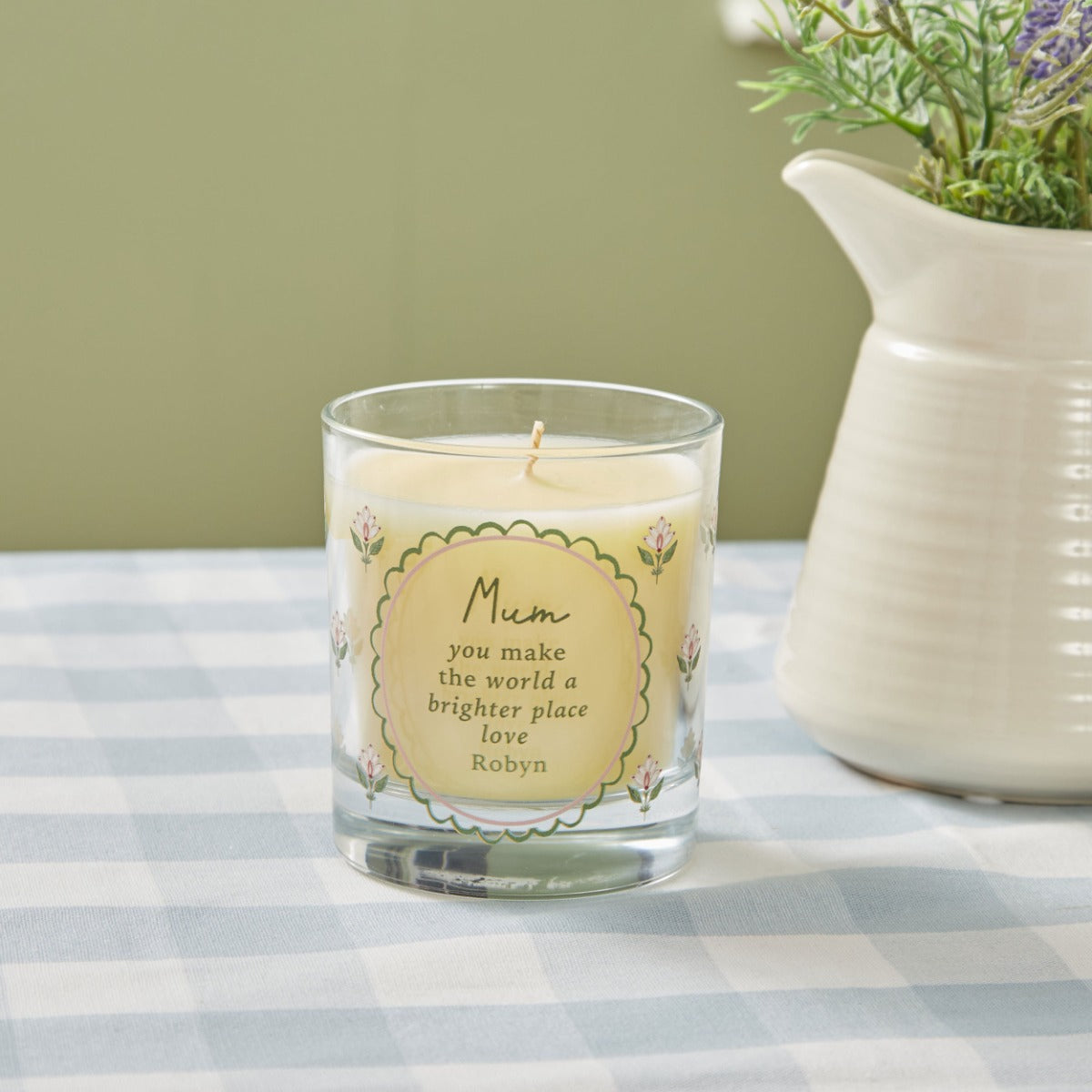 Personalised Mother's Day Candle