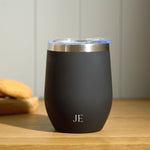 Personalised Black Thermal Travel Cup