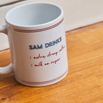 Personalised Family Coffee Club Adult Mug 