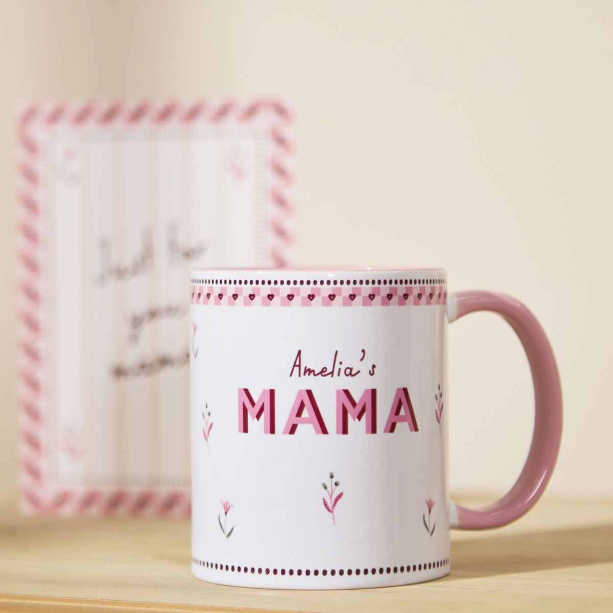 Personalised Mama White Mug 