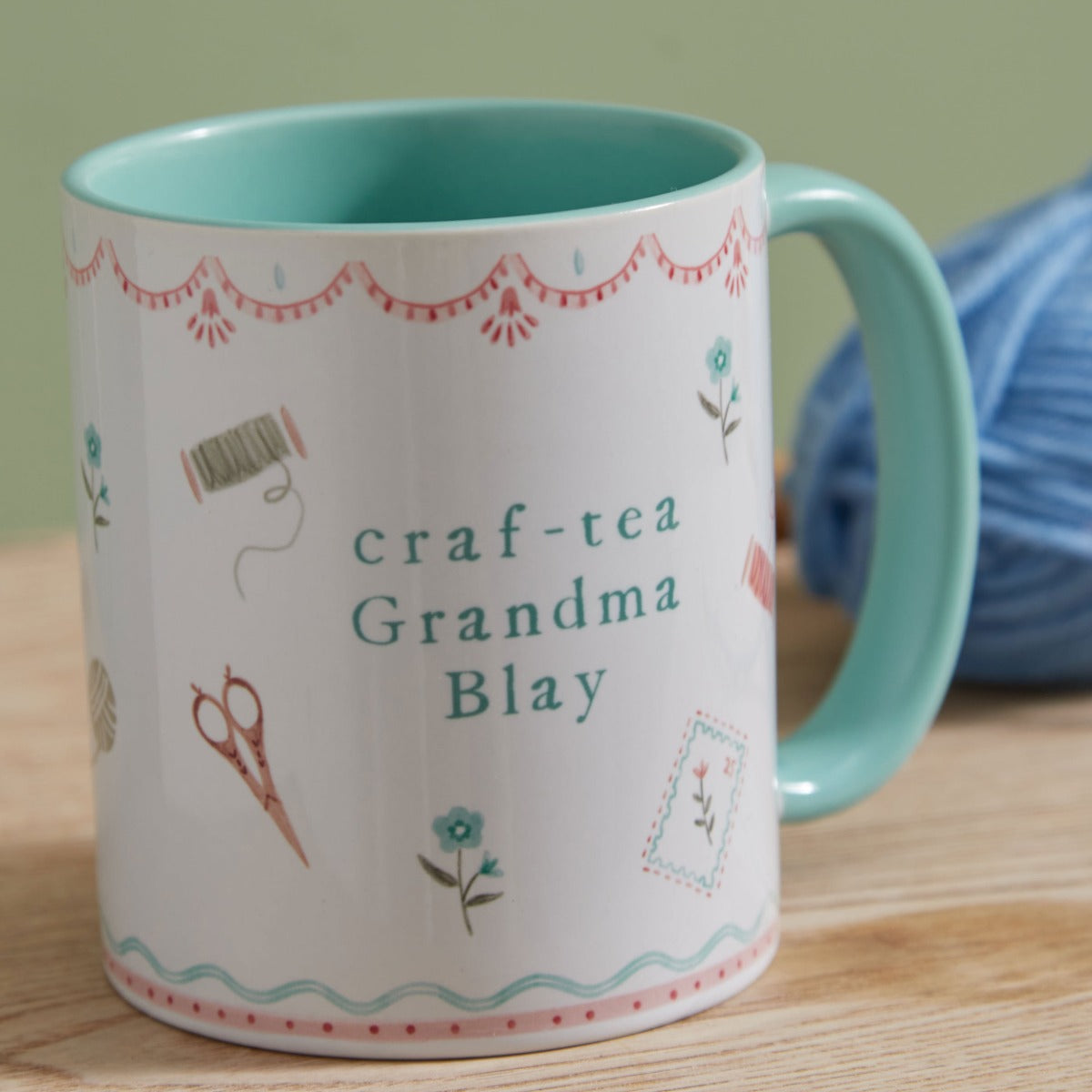 Personalised Craft Tea Mug 