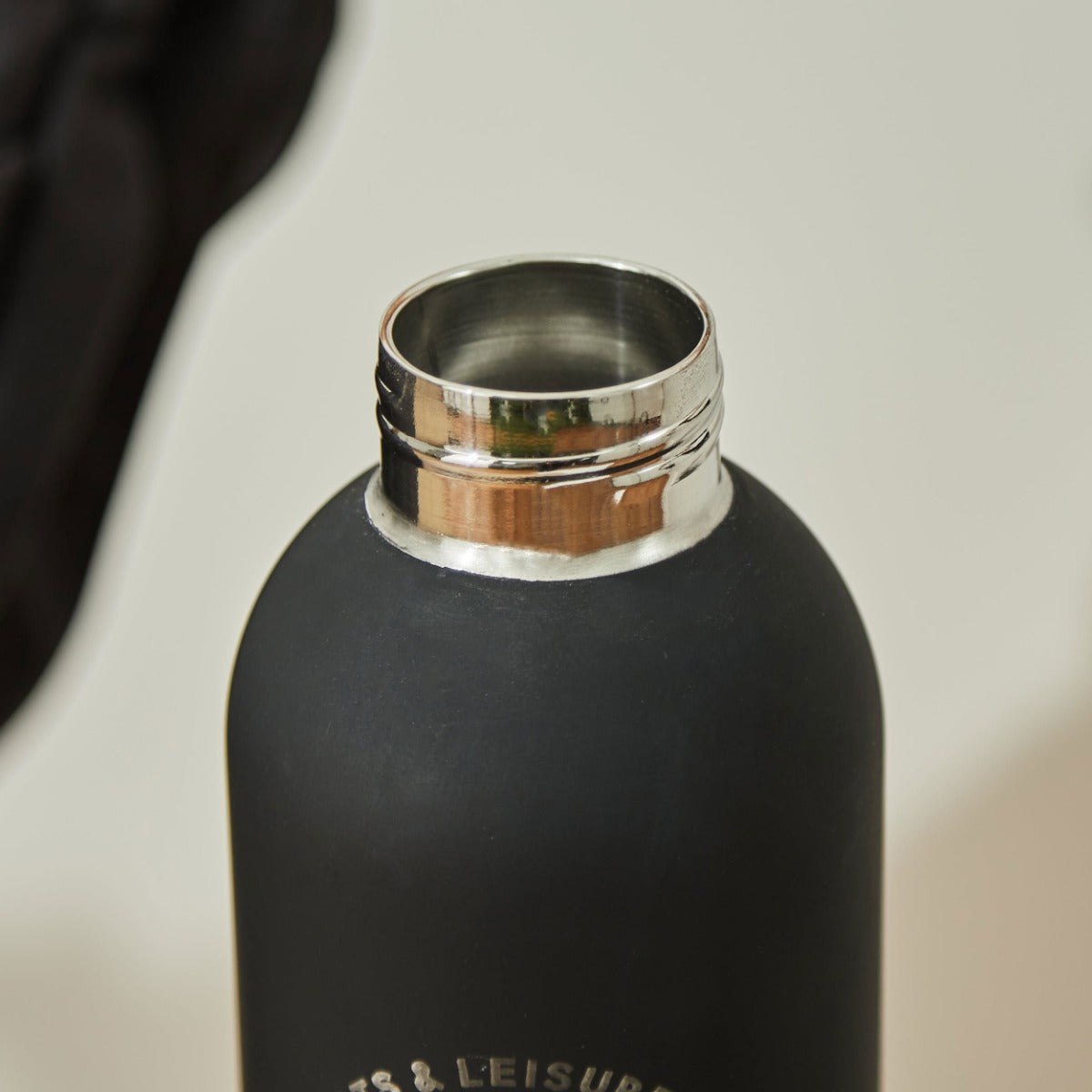 Personalised Black Water Bottle