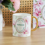 Personalised Birth Flower Mug