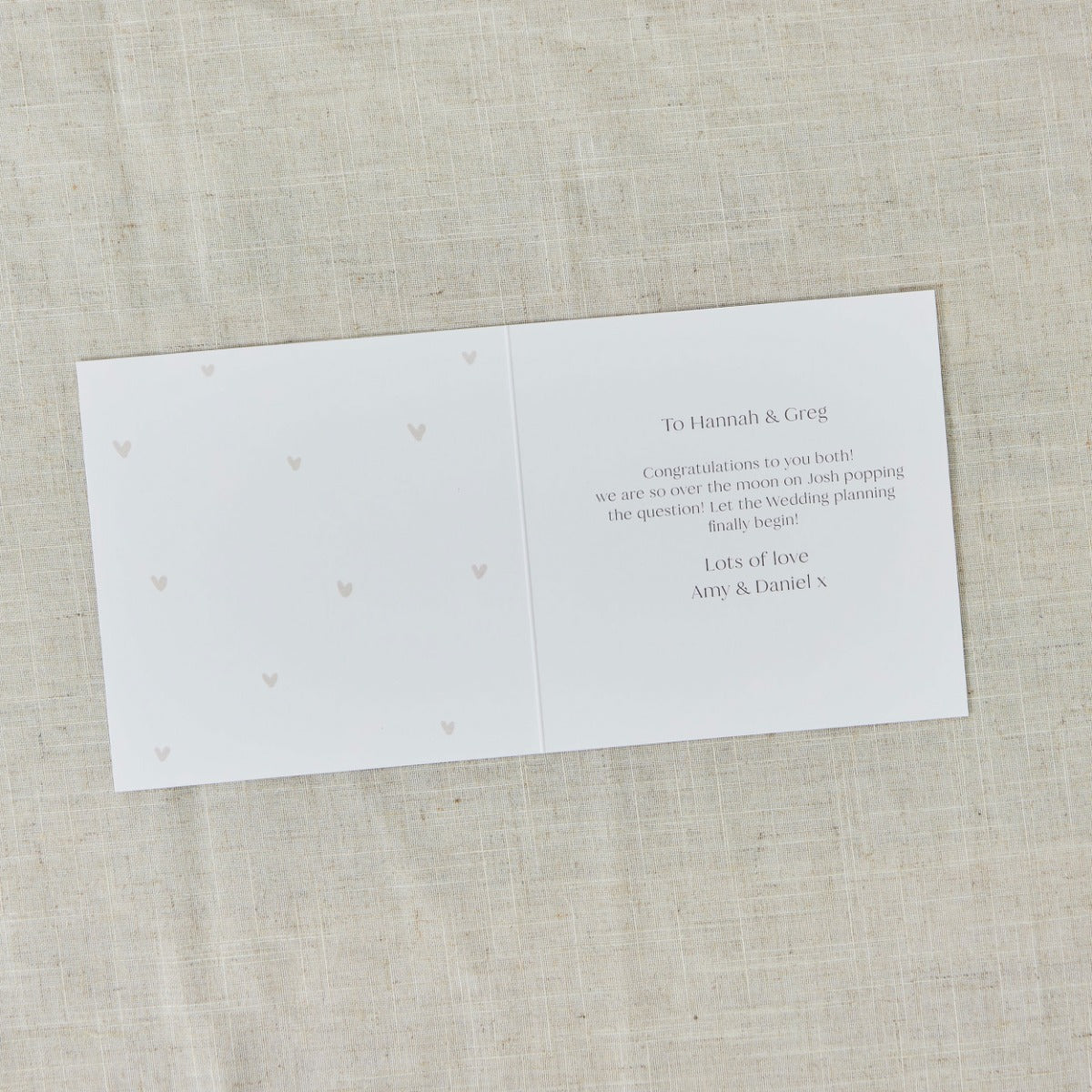 Personalised Happy Engagement Photo Card