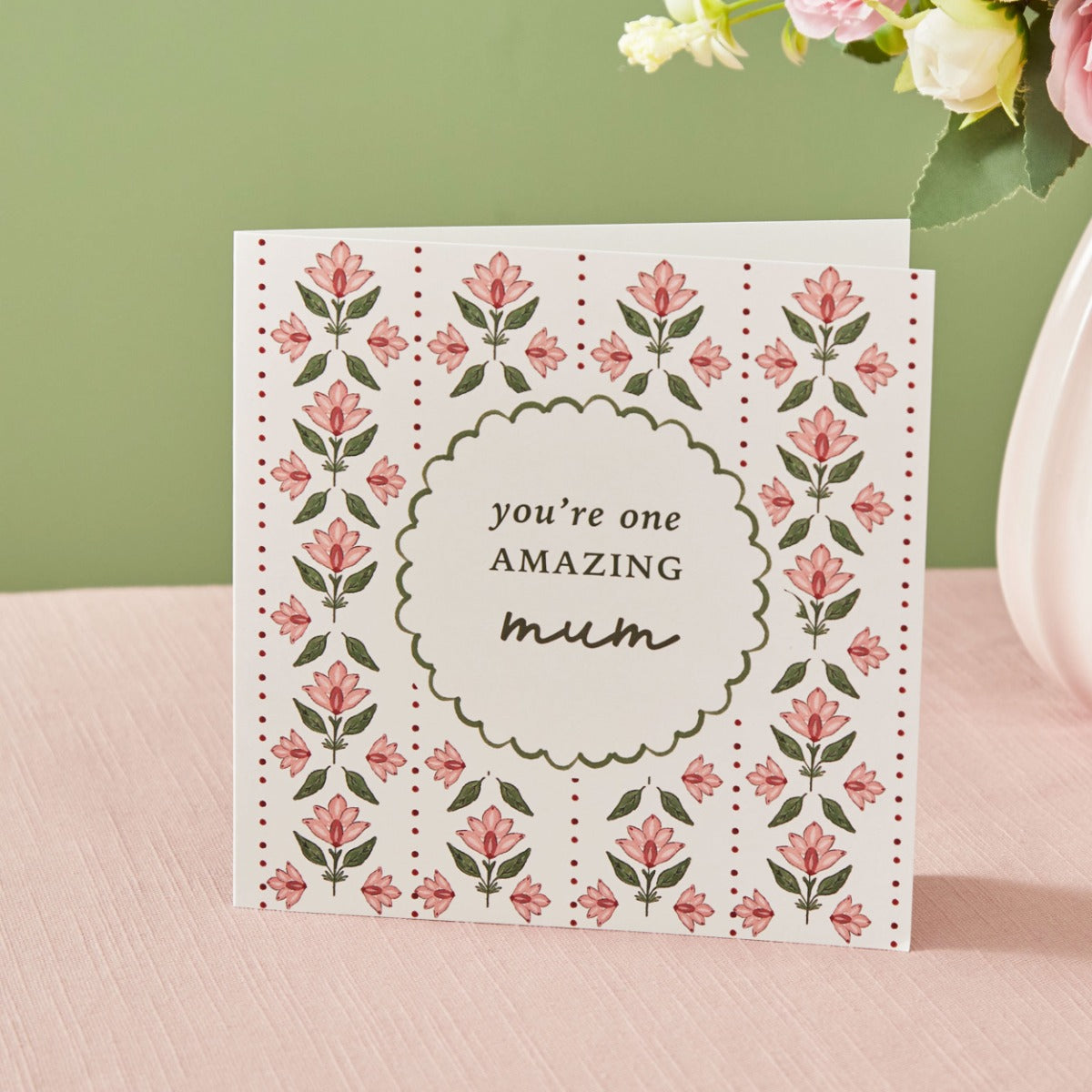 Personalised One Amazing Mum Greeting Card