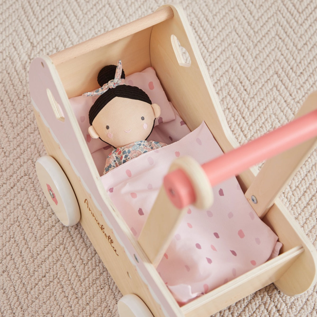 Personalised Pram and Doll Gift Set