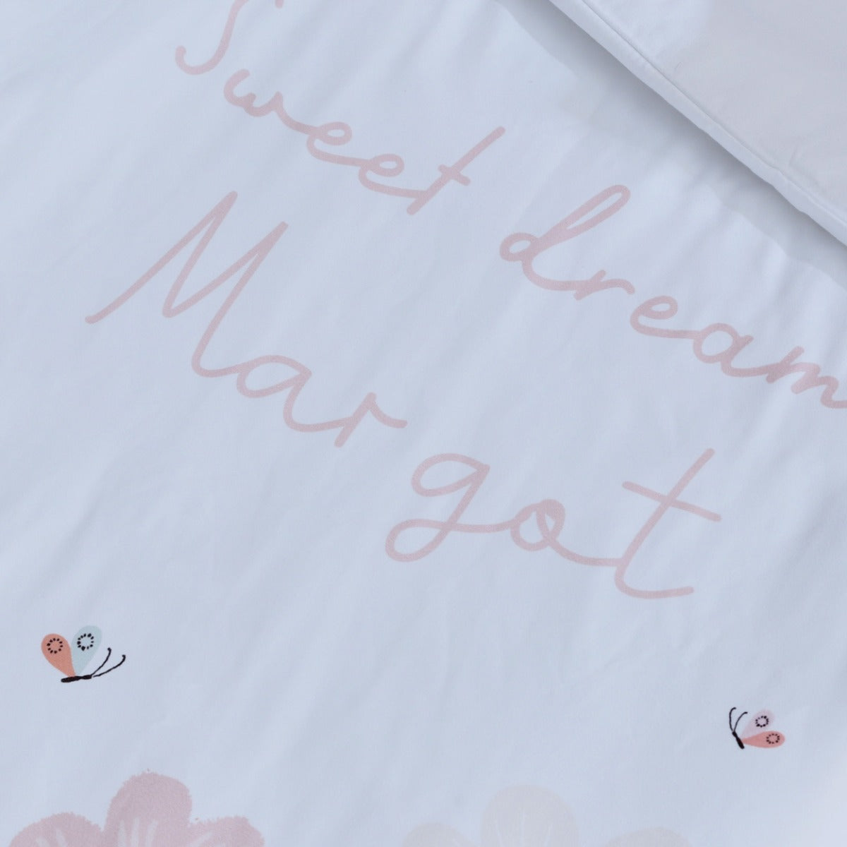 Personalised Floral Sweet Dreams Daisy Bedding Set